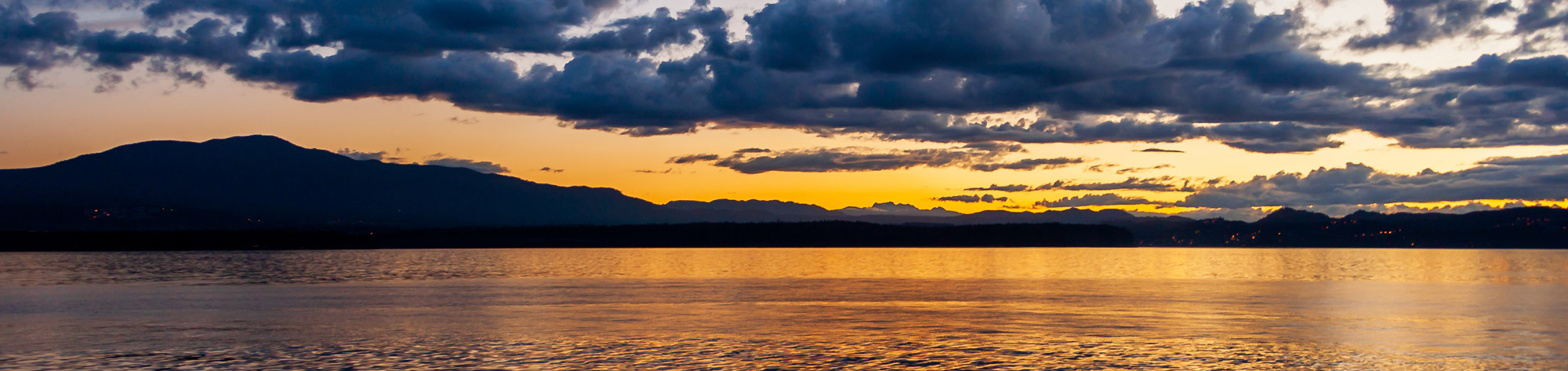 Dramatic Sunset near Nanaimo on Vancouver Island