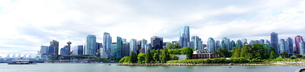 Skyline of Vancouver, British Columbia, where Bekatec provides online solutions